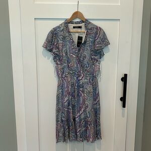 BNWT Ralph Lauren paisley dress
